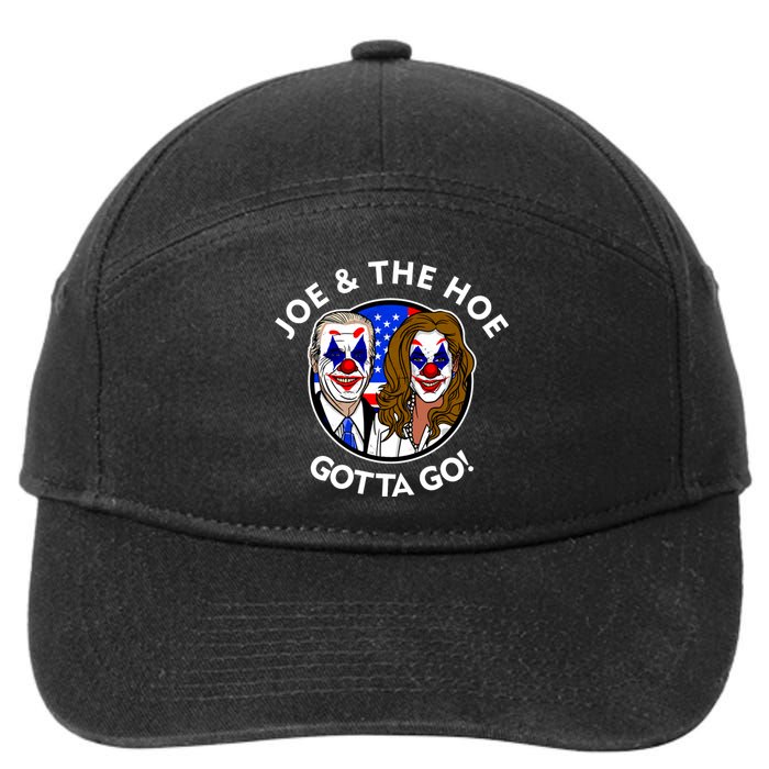 Joe And The Hoe Gotta Go Ho Biden Politian Clown Circus 7-Panel Snapback Hat