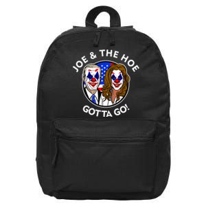 Joe And The Hoe Gotta Go Ho Biden Politian Clown Circus 16 in Basic Backpack