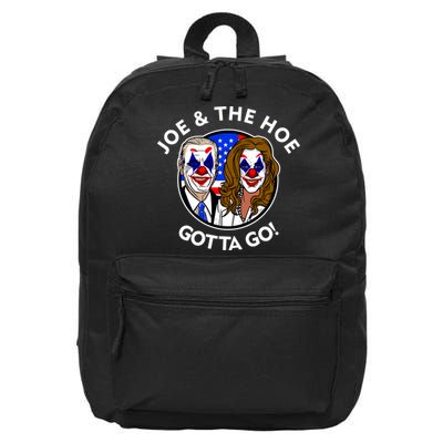 Joe And The Hoe Gotta Go Ho Biden Politian Clown Circus 16 in Basic Backpack