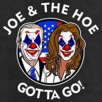 Joe And The Hoe Gotta Go Ho Biden Politian Clown Circus Golf Towel