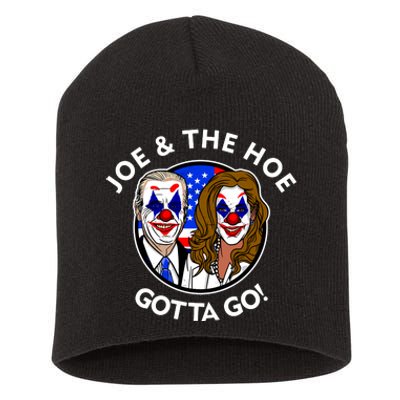 Joe And The Hoe Gotta Go Ho Biden Politian Clown Circus Short Acrylic Beanie