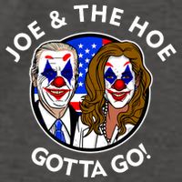 Joe And The Hoe Gotta Go Ho Biden Politian Clown Circus Vector Backpack