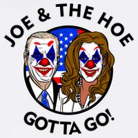 Joe And The Hoe Gotta Go Ho Biden Politian Clown Circus Garment-Dyed Sweatshirt
