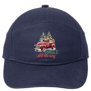 Jingle All The Way Funny Gift 7-Panel Snapback Hat