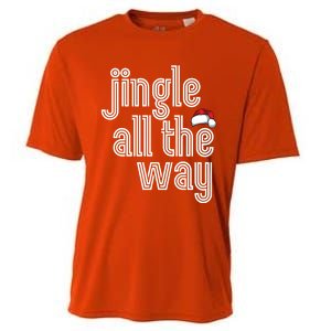 Jingle All The Way Meaningful Gift Cooling Performance Crew T-Shirt