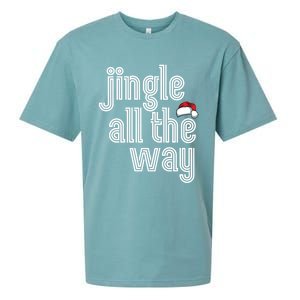 Jingle All The Way Meaningful Gift Sueded Cloud Jersey T-Shirt