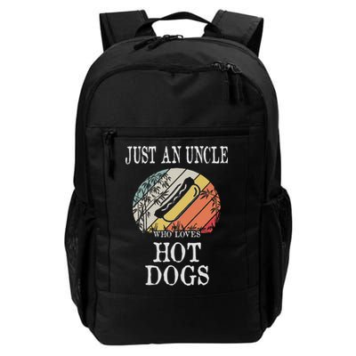Just An Uncle Who Loves Hot Dogs Backpack