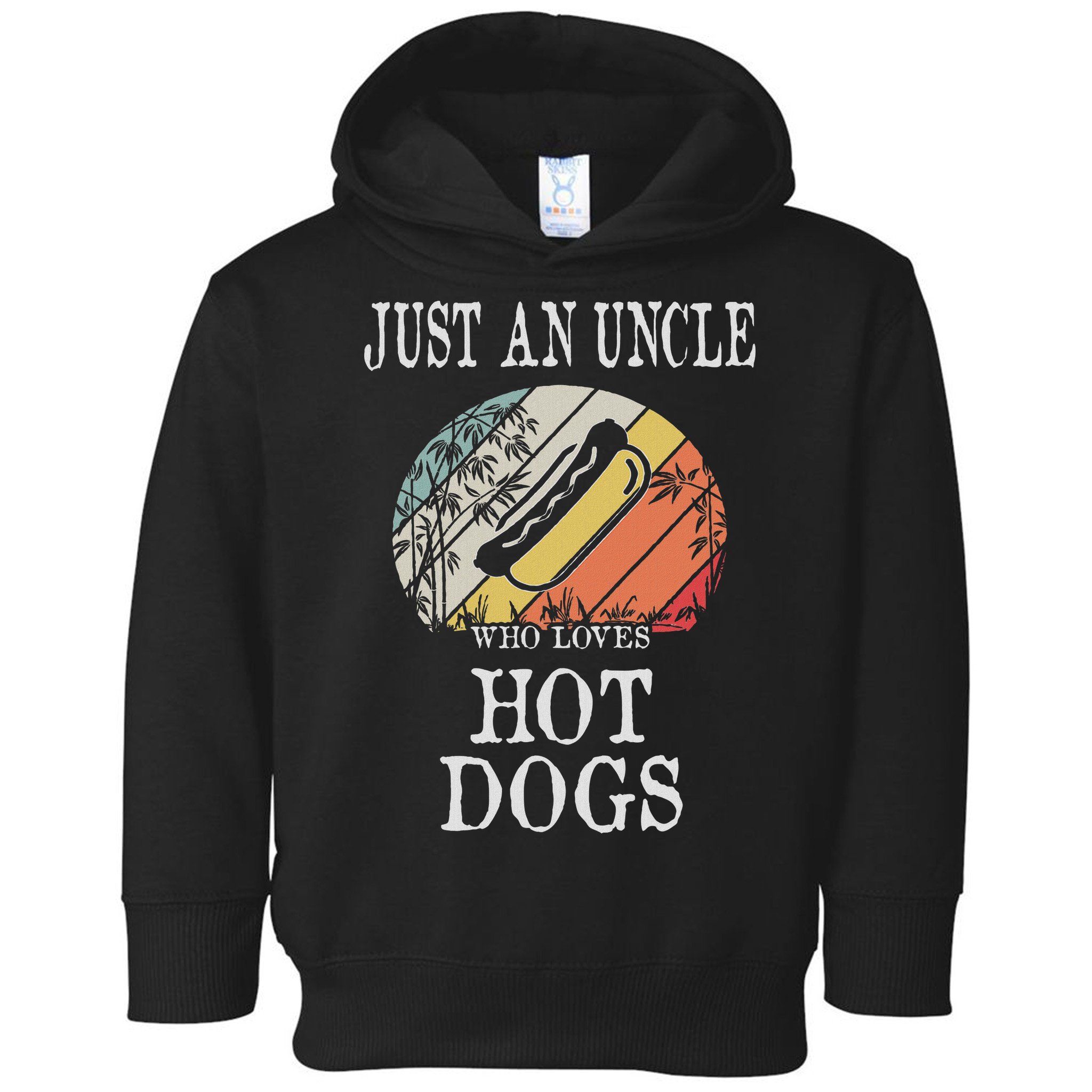 Just An Uncle Who Loves Hot Dogs Toddler Hoodie