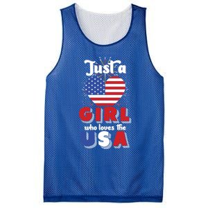 Just A United States Us Flag American 4th Of July Funny Gift Mesh Reversible Basketball Jersey Tank