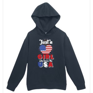 Just A United States Us Flag American 4th Of July Funny Gift Urban Pullover Hoodie