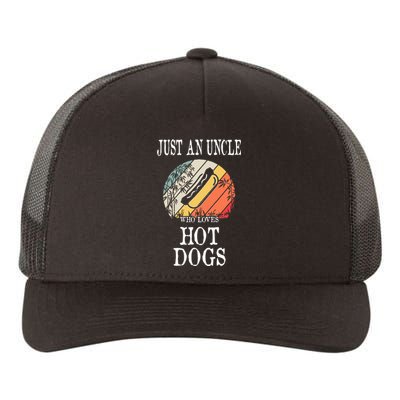 Just An Uncle Who Loves Hot Dogs Yupoong Adult 5-Panel Trucker Hat