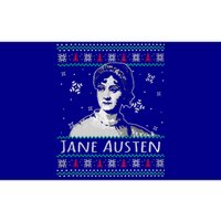 Jane Austen Ugly Christmas Sweater Design Xmas Book Lover Cool Gift Bumper Sticker