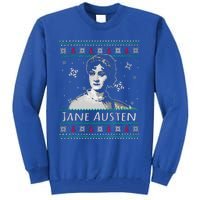 Jane Austen Ugly Christmas Sweater Design Xmas Book Lover Cool Gift Tall Sweatshirt