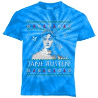 Jane Austen Ugly Christmas Sweater Design Xmas Book Lover Cool Gift Kids Tie-Dye T-Shirt