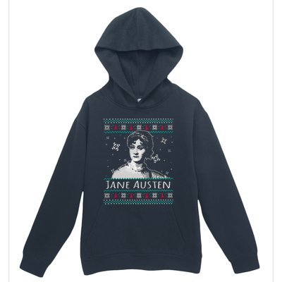 Jane Austen Ugly Christmas Sweater Design Xmas Book Lover Cool Gift Urban Pullover Hoodie