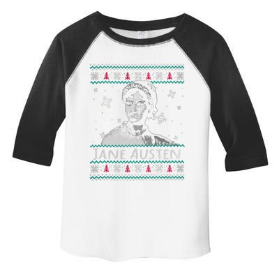 Jane Austen Ugly Christmas Sweater Design Xmas Book Lover Cool Gift Toddler Fine Jersey T-Shirt