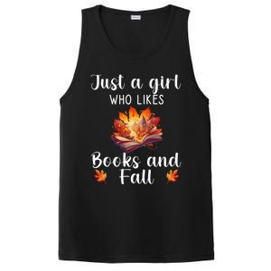 Just A Who Loves Fall And Books Automn Pumpkin Spice Gift PosiCharge Competitor Tank