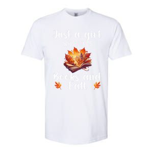 Just A Who Loves Fall And Books Automn Pumpkin Spice Gift Softstyle CVC T-Shirt