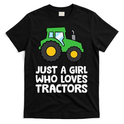 Just a  Who Loves Tractors T-Shirt