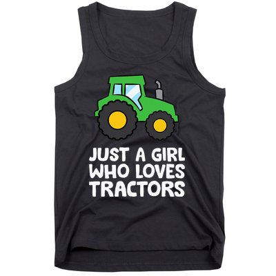 Just a  Who Loves Tractors Tank Top