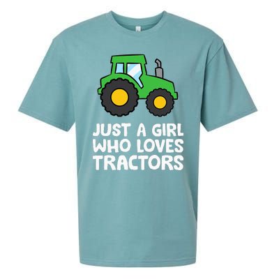 Just a  Who Loves Tractors Sueded Cloud Jersey T-Shirt