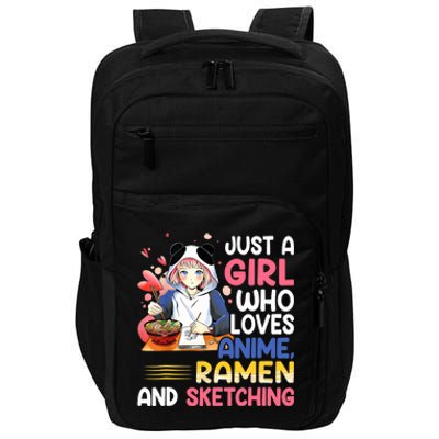 Just A Who Loves Anime Ra And Sketching Japan Anime Impact Tech Backpack