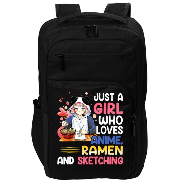 Just A Who Loves Anime Ra And Sketching Japan Anime Impact Tech Backpack