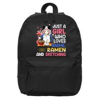 Just A Who Loves Anime Ra And Sketching Japan Anime 16 in Basic Backpack