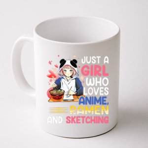 Just A Who Loves Anime Ra And Sketching Japan Anime Coffee Mug