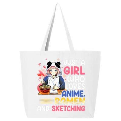 Just A Who Loves Anime Ra And Sketching Japan Anime 25L Jumbo Tote