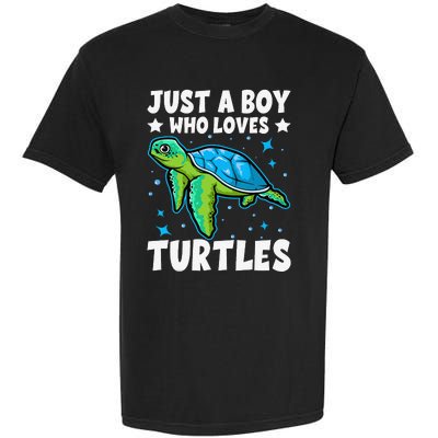 Just A Who Loves Turtles Lover Gifts Sea Ocean Turtle Garment-Dyed Heavyweight T-Shirt