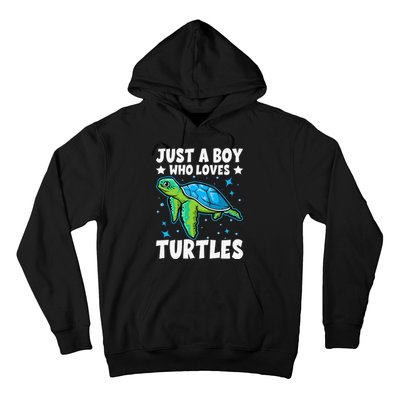 Just A Who Loves Turtles Lover Gifts Sea Ocean Turtle Hoodie