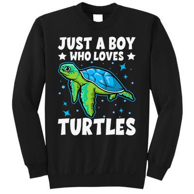 Just A Who Loves Turtles Lover Gifts Sea Ocean Turtle Sweatshirt