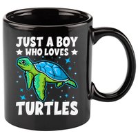 Just A Who Loves Turtles Lover Gifts Sea Ocean Turtle 11oz C Handle Ceramic Mug