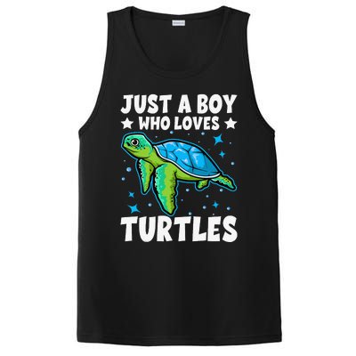 Just A Who Loves Turtles Lover Gifts Sea Ocean Turtle PosiCharge Competitor Tank