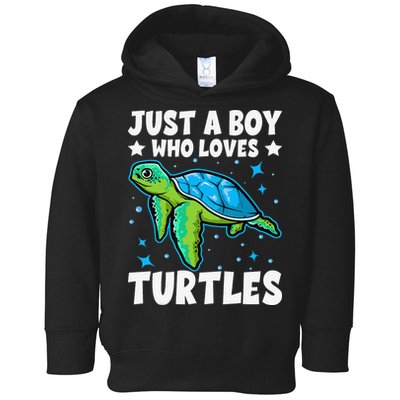 Just A Who Loves Turtles Lover Gifts Sea Ocean Turtle Toddler Hoodie