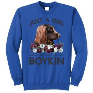 Just A Who Loves Her Kin Spaniel Gift Sweatshirt