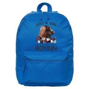 Just A Who Loves Her Kin Spaniel Gift 16 in Basic Backpack