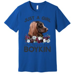 Just A Who Loves Her Kin Spaniel Gift Premium T-Shirt