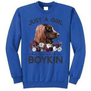 Just A Who Loves Her Kin Spaniel Gift Tall Sweatshirt