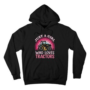 Just A  Who Loves Tractors Hoodie