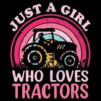 Just A  Who Loves Tractors 16 in Basic Backpack