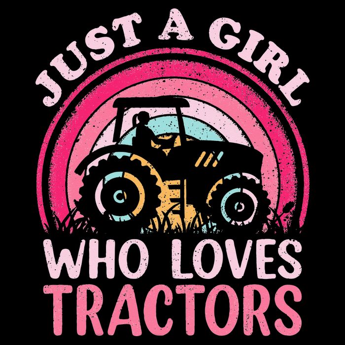 Just A  Who Loves Tractors 16 in Basic Backpack
