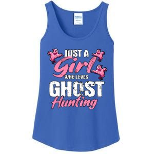 Just A Who Loves Ghost Hunting Gift Ghost Hunting Cool Gift Ladies Essential Tank