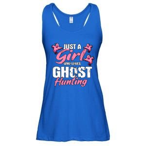 Just A Who Loves Ghost Hunting Gift Ghost Hunting Cool Gift Ladies Essential Flowy Tank