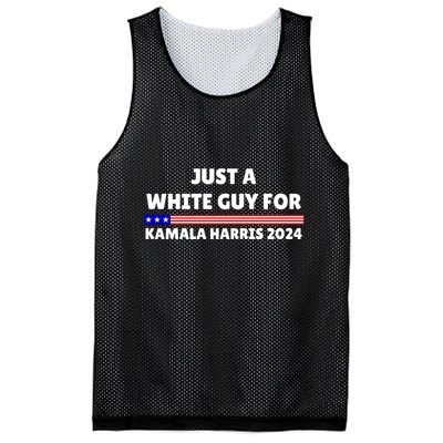 Just A White Guy For Kamala Harris 2024 Mesh Reversible Basketball Jersey Tank