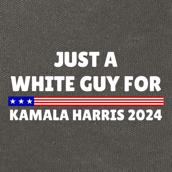 Just A White Guy For Kamala Harris 2024 Cotton Canvas Backpack