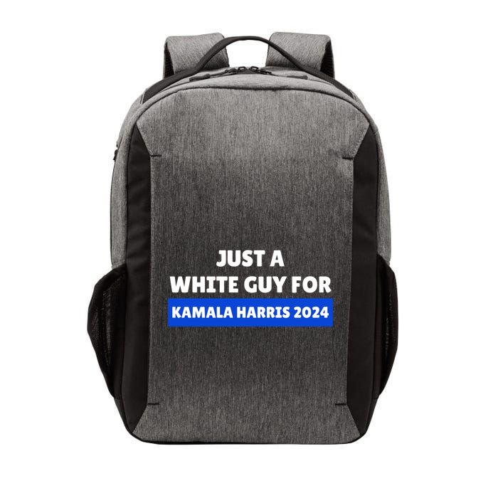 Just A White Guy For Kamala Harris Vector Backpack