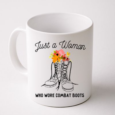 Just A Woman Who Wore Combat Boots Mug