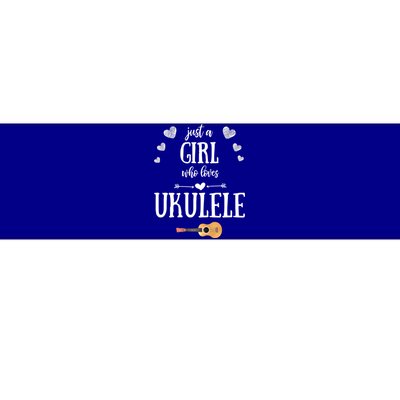 Just A Who Loves Ukulele For Ukulele Player Musician Gift Bumper Sticker